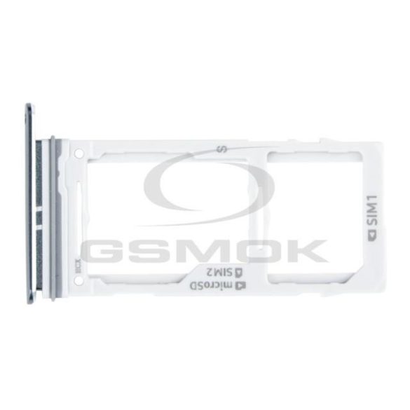 SIM-kártya és a memóriakártya-tartót SAMSUNG G960 GALAXY S9 DuoS szürke GH98-42650C [EREDETI]