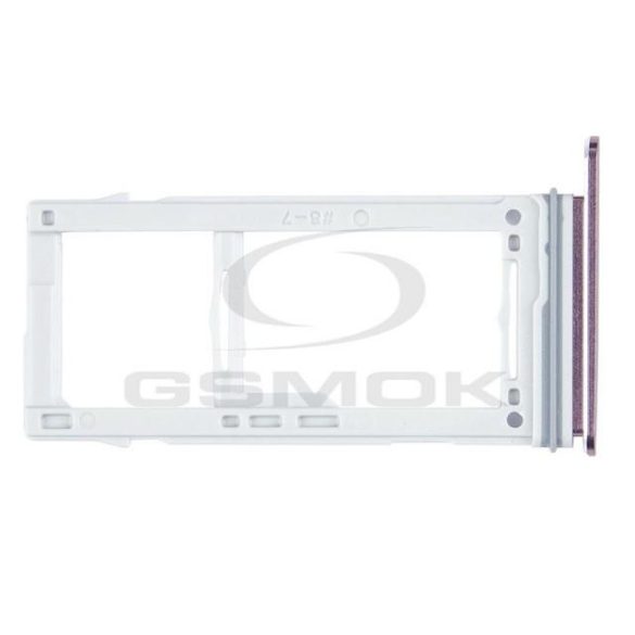 SIM-kártya és a memóriakártya-tartót SAMSUNG G960 GALAXY S9 DuoS LILA LILA GH98-42650B [EREDETI]