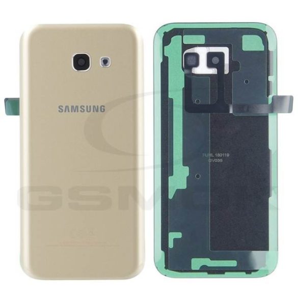 Akkumulátor Fedél Ház Samsung A520 Galaxy A5 2017 Arany Gh82-13638B Eredeti Szervizcsomag