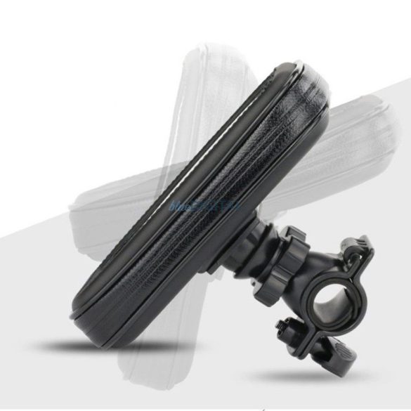 Kerékpáros tartó 360 fokban forgatható fejjel - fekete