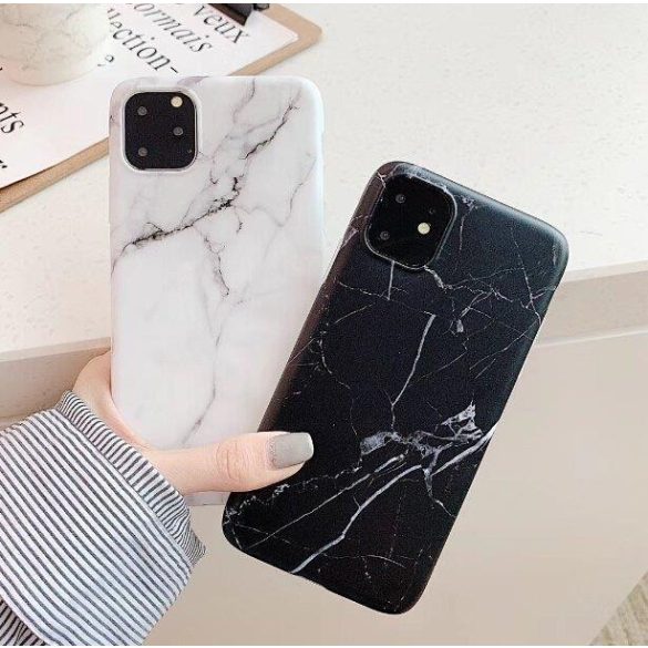 Wozinsky Marble TPU tok Xiaomi redmi 10X 4G / Xiaomi redmi Note 9 fehér telefontok