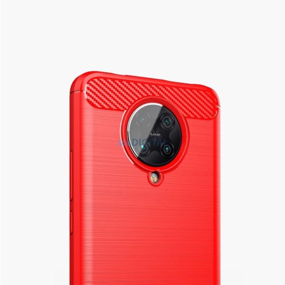 Carbon Case Rugalmas tok TPU tok Xiaomi Redmi K30 Pro / Poco F2 Pro kék