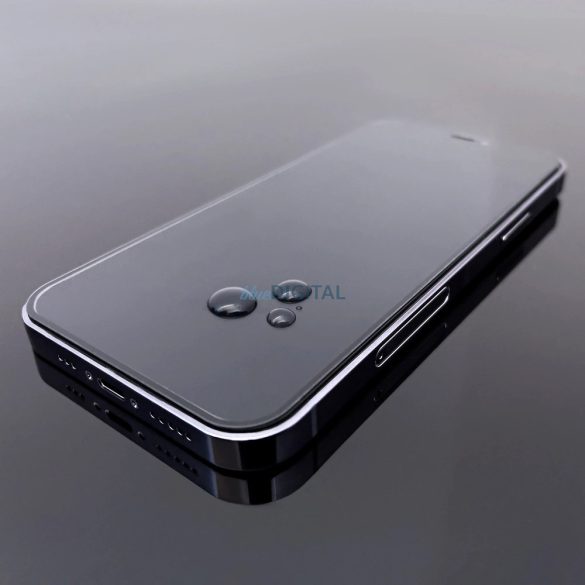 Wozinsky edzett üveg Full Glue tokbarát Xiaomi Redmi 9 fekete kerettel