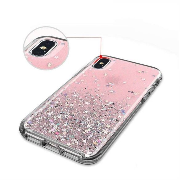 Wozinsky Star Glitter Shining tok Samsung Galaxy A31 átlátszó telefontok