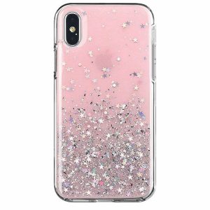 Wozinsky Star Glitter Shining tok iPhone 12 Pro Max 6,7 pink telefontok