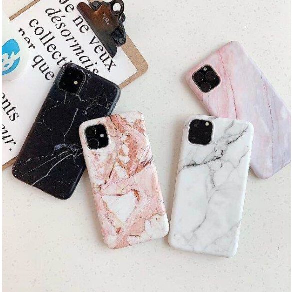 Wozinsky Marble TPU tok iPhone 12 mini rózsaszín telefontok