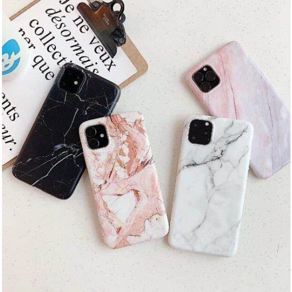 Wozinsky Marble TPU tok iPhone 12 Pro Max fekete telefontok