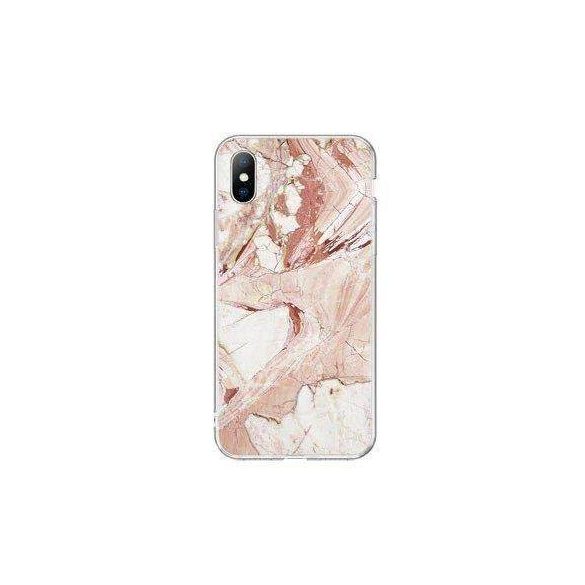 Wozinsky Marble TPU tok Samsung Galaxy A31 - rózsaszín