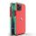 Spring tok világos TPU gél védőburkolat színes kerettel iPhone 12 mini menta telefontok