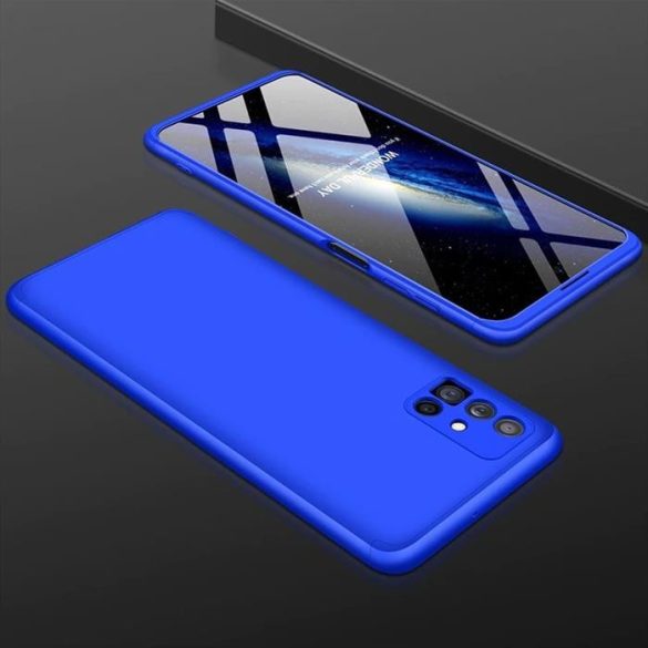 GKK 360 Protection tok Első és hátsó tok az egész testet fedő Samsung Galaxy M51 kék