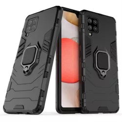  Ring Armor tok kitámasztható Kemény tok Samsung Galaxy A42 5G fekete