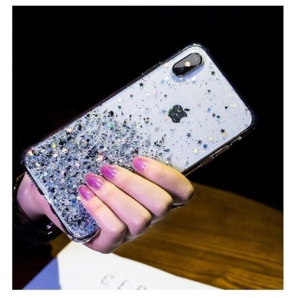 Wozinsky Star csillámos Shining tok Samsung Galaxy A42 5G rózsaszín