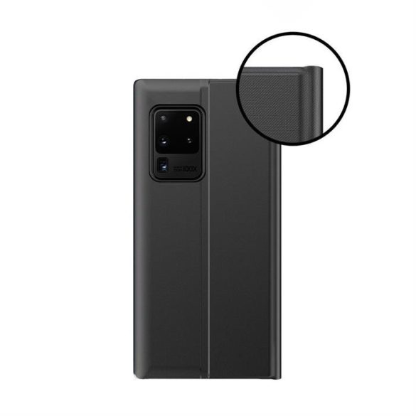 New Sleep Case flipes kihajtható telefontok Samsung Galaxy A02s EU fekete