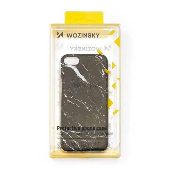 Wozinsky Marble TPU telefontok Samsung Galaxy A12 - fehér