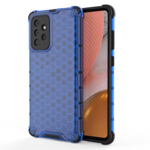 Honeycomb tok páncél telefontok TPU Bumper Samsung Galaxy A72 4G kék