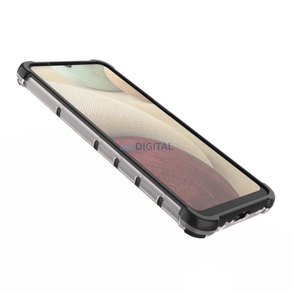 Honeycomb tok Samsung Galaxy A12/M12 - fekete