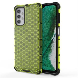 Honeycomb tok páncél telefontok TPU Bumper Samsung Galaxy A32 5G zöld