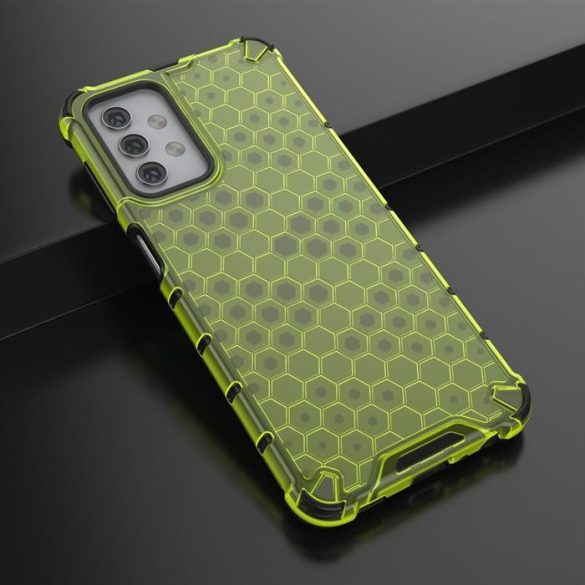 Honeycomb tok páncél telefontok TPU Bumper Samsung Galaxy A32 5G zöld