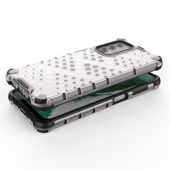 Honeycomb tok páncél telefontok TPU Bumper Samsung Galaxy A32 5G zöld