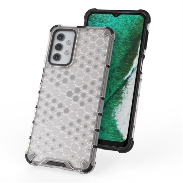 Honeycomb tok páncél telefontok TPU Bumper Samsung Galaxy A32 5G zöld