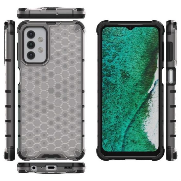 Honeycomb tok páncél telefontok TPU Bumper Samsung Galaxy A32 5G átlátszó