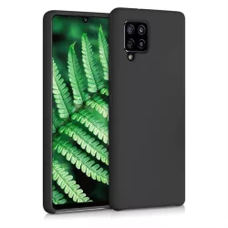   Szilikon tok lágy rugalmas szilikon tok Samsung Galaxy A42 5G fekete