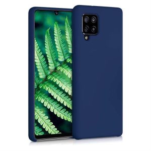 Szilikon tok lágy rugalmas szilikon tok Samsung Galaxy A42 5G kék