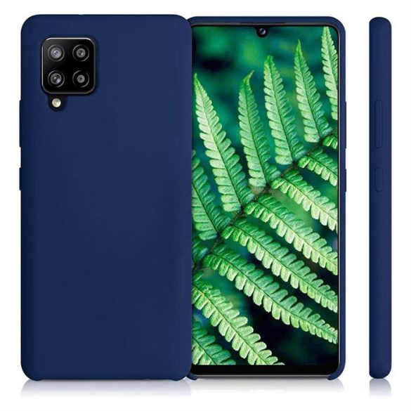 Szilikon tok lágy rugalmas szilikon tok Samsung Galaxy A42 5G kék