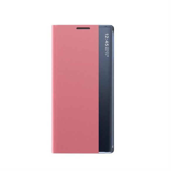New Sleep Case flipes kihajtható telefontok Samsung Galaxy A72 4G rózsaszín