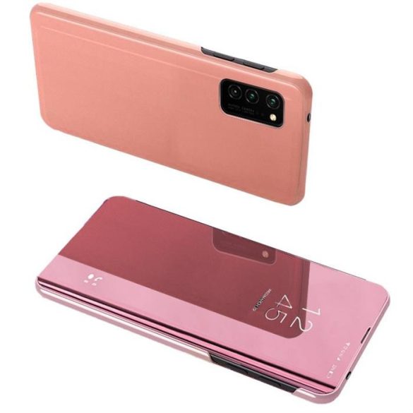 Clear View tok Samsung Galaxy A72 4G rózsaszín