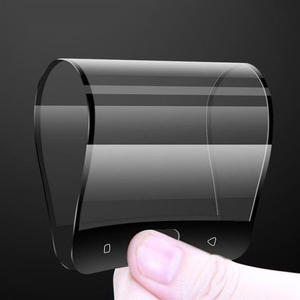 Wozinsky Full tok Flexi Nano üveg hybrid képernyővédő fólia kerettel Samsung Galaxy A72 4G fekete üvegfólia