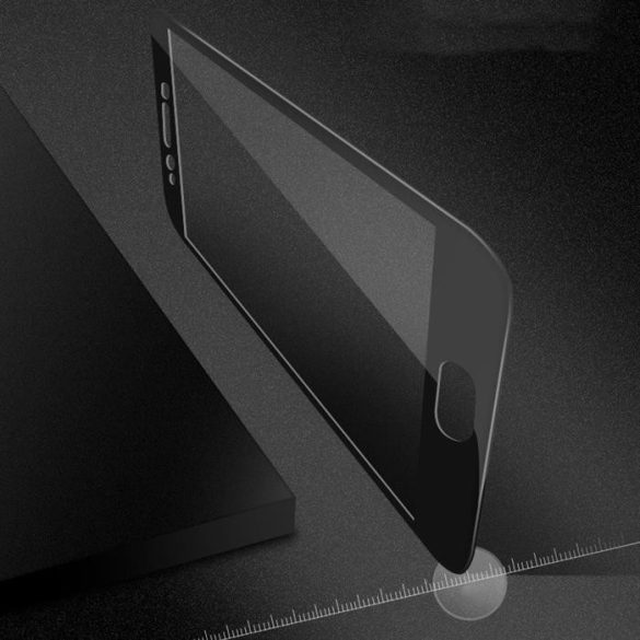 Wozinsky Full tok Flexi Nano üveg hybrid képernyővédő fólia kerettel Samsung Galaxy S21 + 5G (S21 Plus 5G) fekete üvegfólia