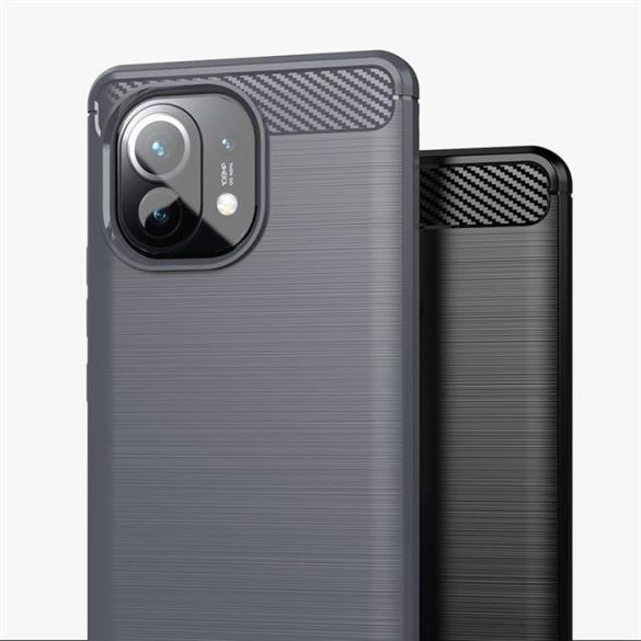 Carbon tok Flexible tok TPU tok Xiaomi Mi 11 fekete