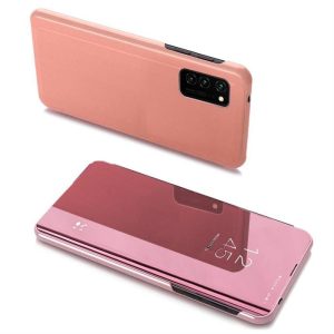 Clear View Case tok Samsung Galaxy A32 5G - rózsaszín