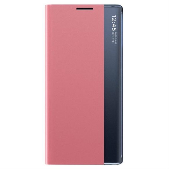 SLEEP tok flipes kihajtható tok az smart ablakhoz Xiaomi Redmi K40 Pro + / K40 Pro / K40 / PoCo F3 Pink