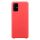 Szilikon tok Lágy flexibilis szilikon tok Samsung Galaxy S21 ultra 5g piros