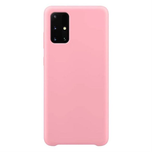 Szilikon tok Lágy flexibilis szilikon tok Samsung Galaxy A32 5G rózsaszín