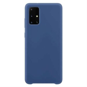 Szilikon tok Lágy flexibilis szilikon tok Samsung Galaxy A72 4G sötétkék