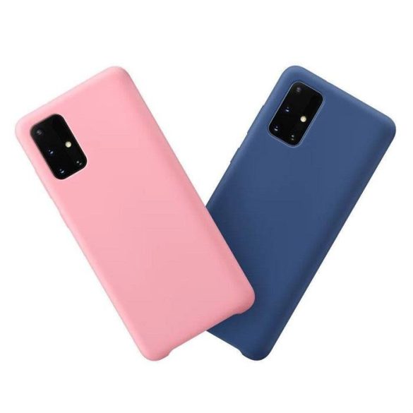 Szilikon tok Lágy flexibilis szilikon tok Samsung Galaxy A72 4G sötétkék