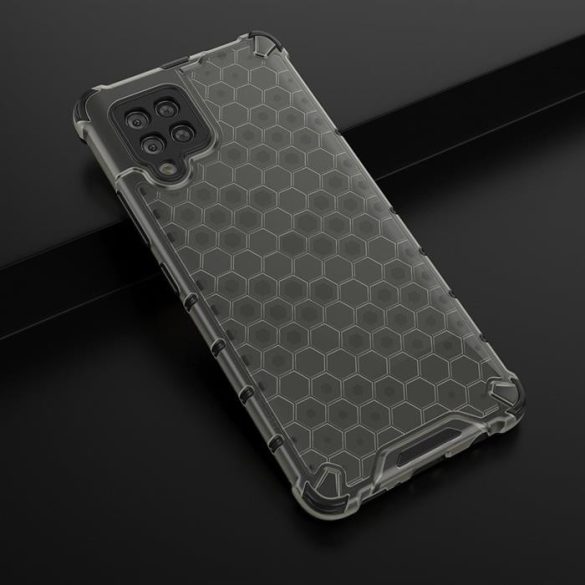 Honeycomb tok Páncéltelefontok a TPU Bumper a Samsung Galaxy A42 5G fekete