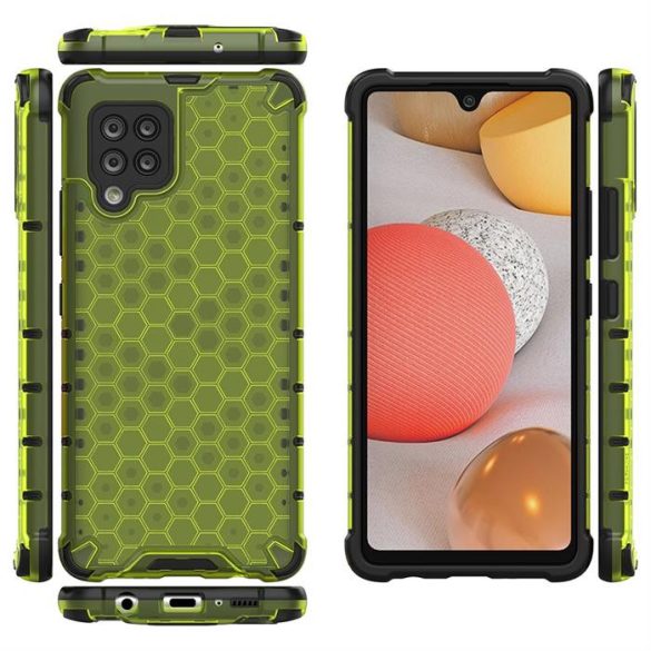 Honeycomb tok Armor tok TPU Bumper a Samsung Galaxy A42 5G Green