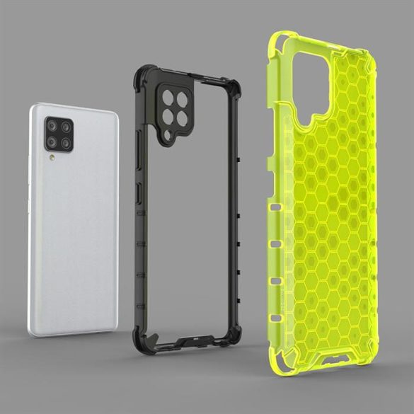 Honeycomb tok Armor tok TPU Bumper a Samsung Galaxy A42 5G Green