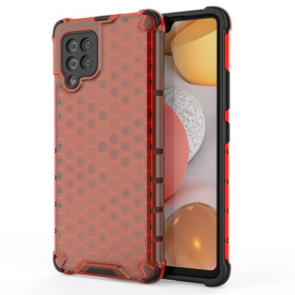 Honeycomb tok Armor tok TPU Bumper a Samsung Galaxy A42 5G Redhez