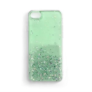 Wozinsky Star csillámos ragyogó telefontok Xiaomi Redmi K40 Pro + / K40 Pro / K40 / PoCo F3 Green