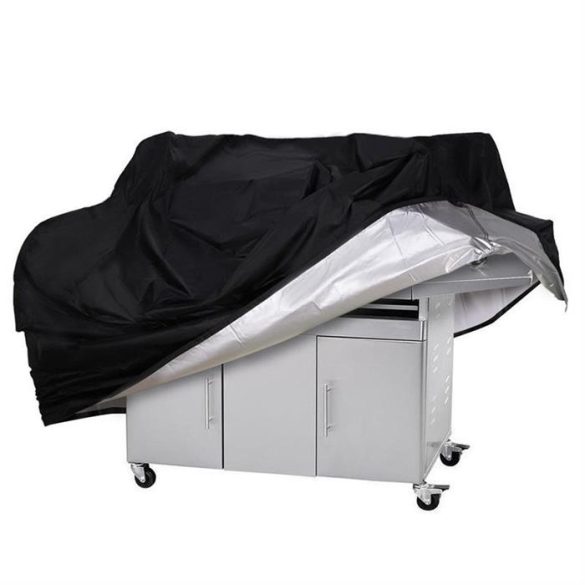 Vízálló BBQ Grill Tarpaulin XXL tok 190 cm x 71 cm x 117 cm fekete