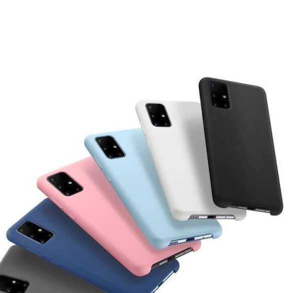 Spring tok Tiszta TPU gél védőtok színes tok Xiaomi Redmi Note 10 / Redmi Note 10S fekete