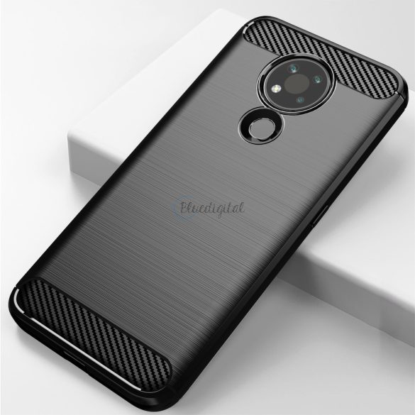 Carbon tok Flexible tok TPU tok Nokia 3.4 fekete