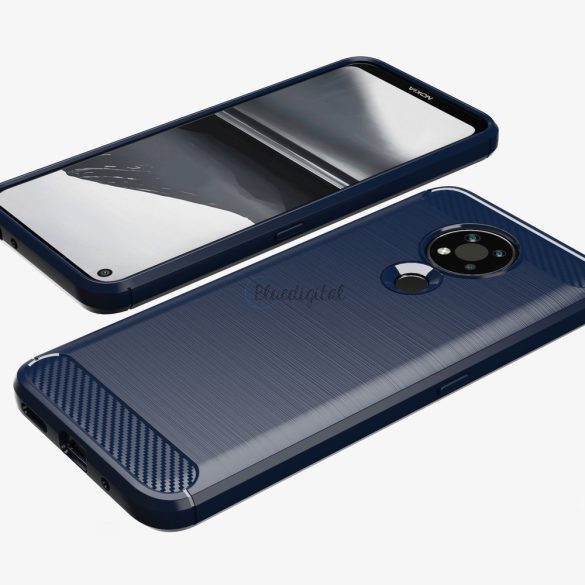 Carbon tok Flexible tok TPU tok Nokia 3.4 fekete