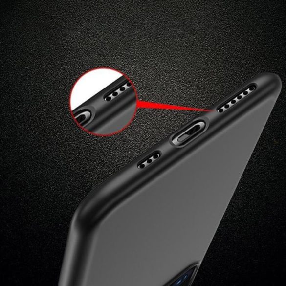 Soft Case tok iPhone 12 készülékhez fekete