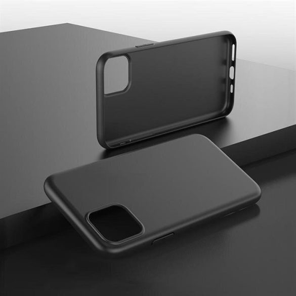 Soft Case tok iPhone 12 készülékhez fekete